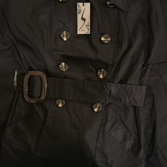 Black trapeze jacket sz M s-Line - Picture 3 of 8